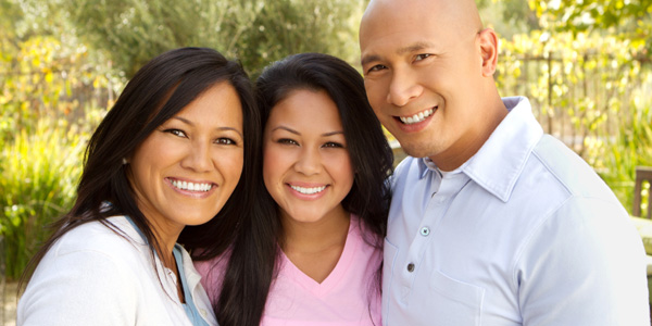 Student with parents