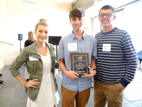 Gibson Southern won second place in the case competition