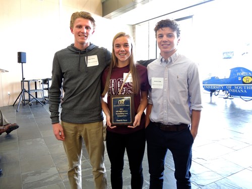 Henderson County received fourth place in the case competition