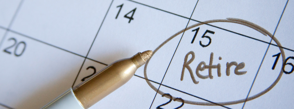 date to retire is circled 