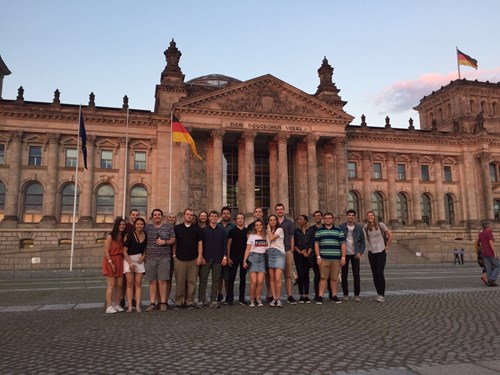 German government Reichstag in Berlin