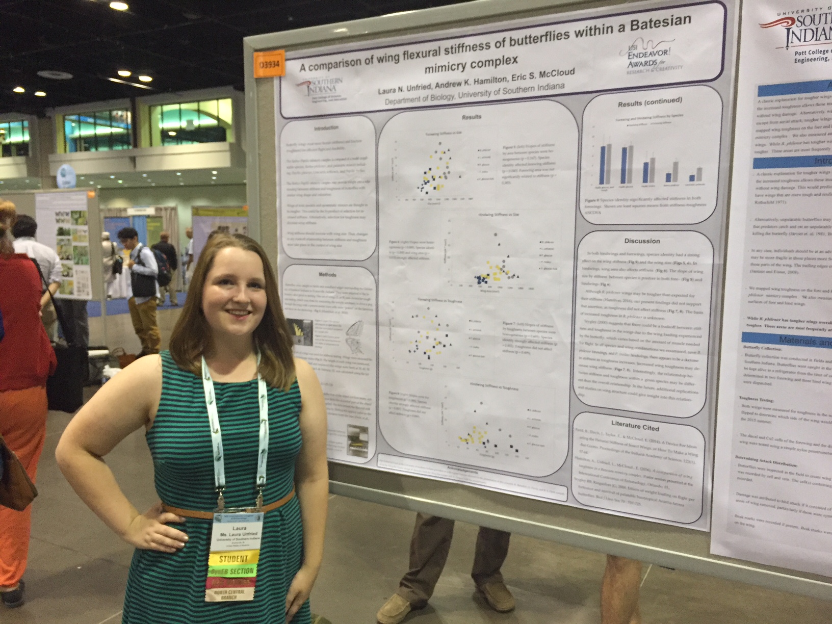 USI Student Laura Unfried Presents her research at an International Conference