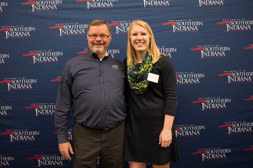 Shannon Farrell, USI Romain College's 2018 Distinguished Graduate