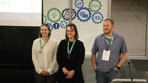 Every River 3rd Place Team at Startup Weekend Evansville 7.0 at USI Business & Engineering Center