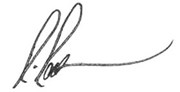 Dr. Ron Rochon signature