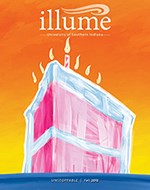 illume unstoppable 2018 cover that includes illume logo and image of a birthday cake