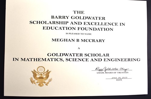 Goldwater Certificate