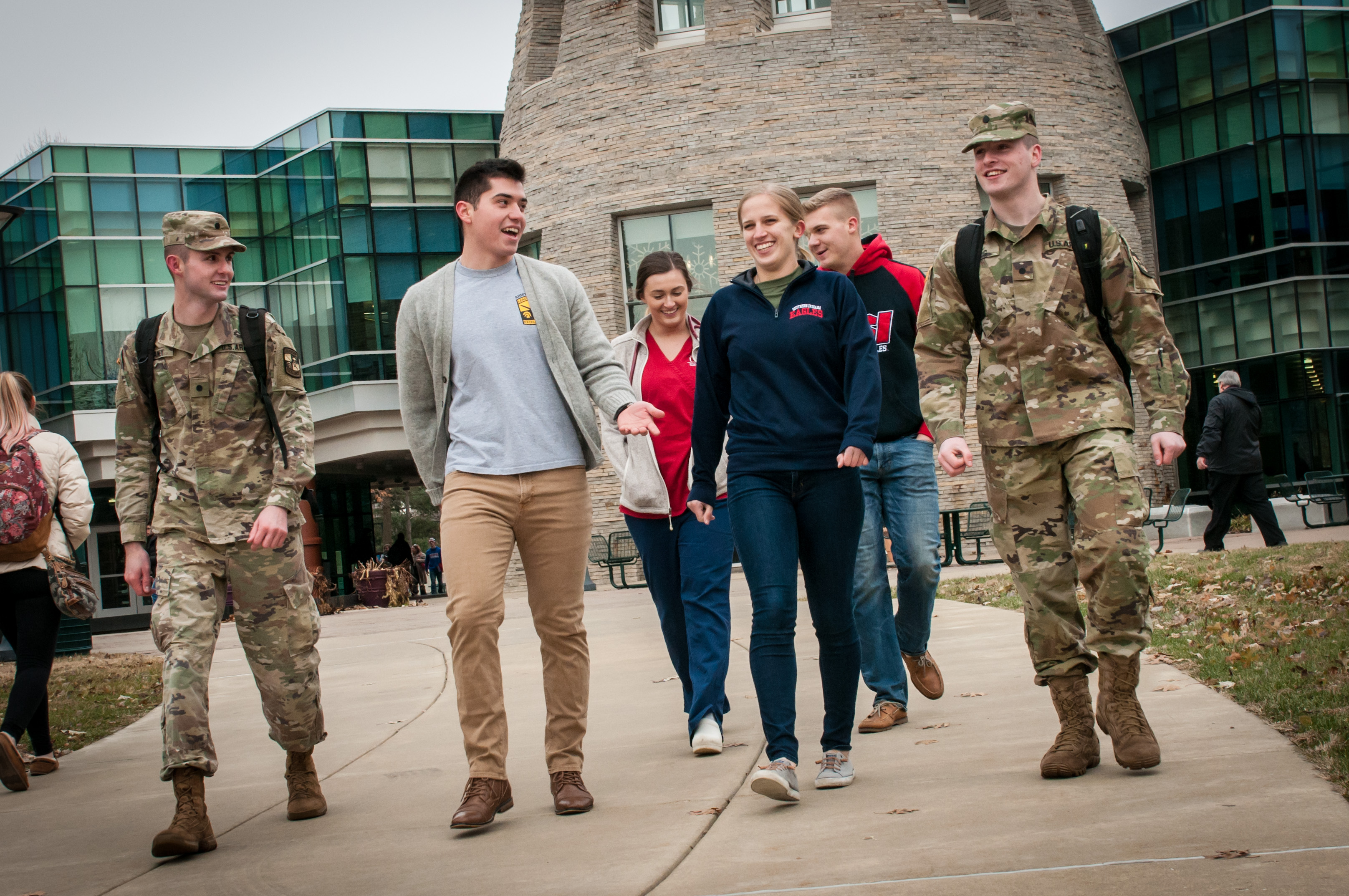 USI Cadets on Campus