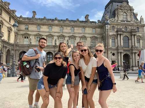 USI students in Paris