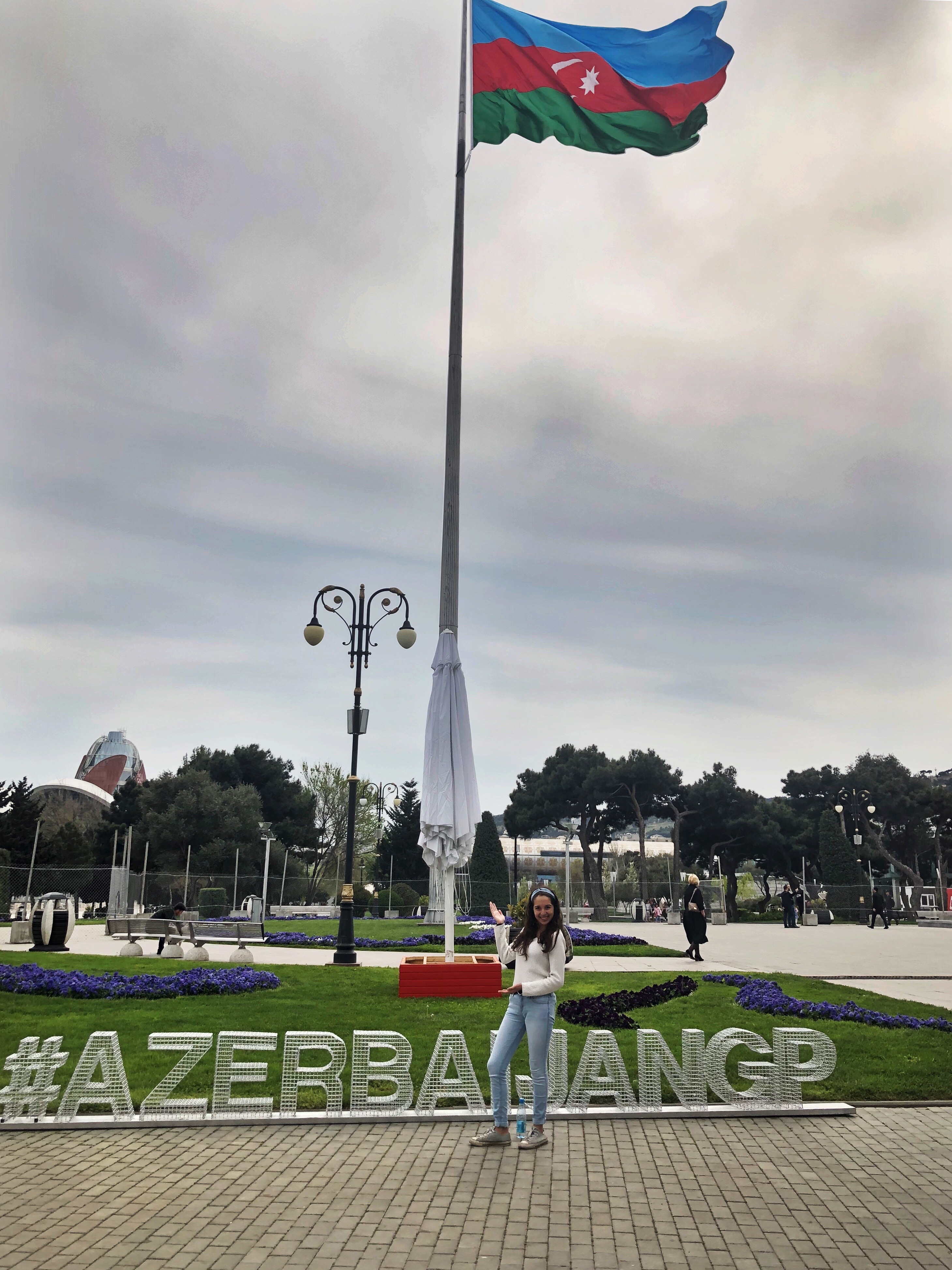 Sobczak in Baku, Azerbaijan
