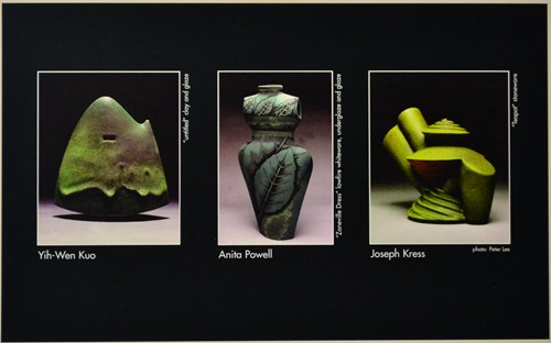 3 ceramic sculptures