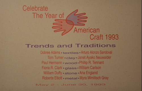 Celebrate the year of american craft 1993 trends and traditions