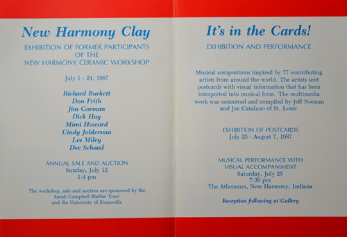 New Harmony Clay It's in the Cards!