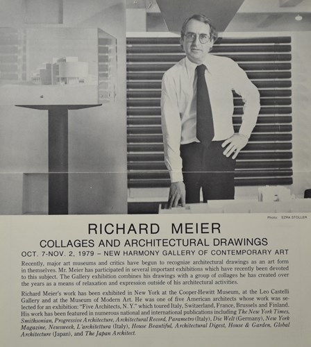 Richard Meier Collages and Architectural Drawings