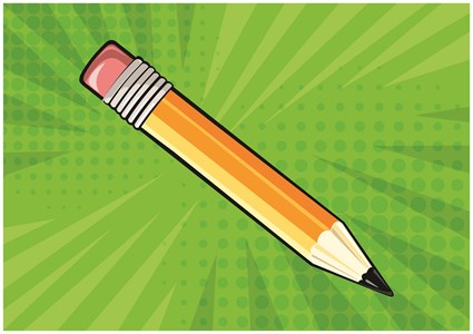 illustration of a pencil