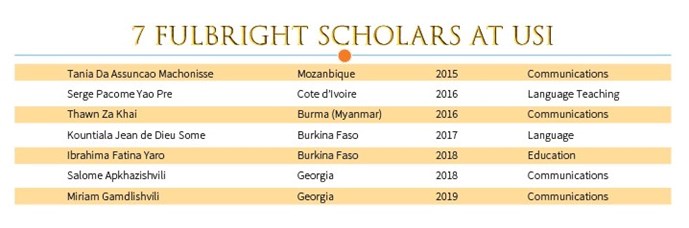 fulbright scholars at USI