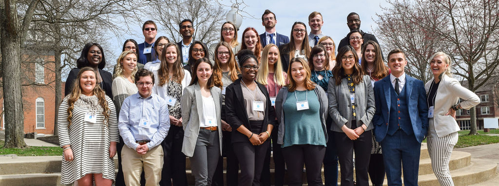 Students and faculty at the annual MAUPRC event