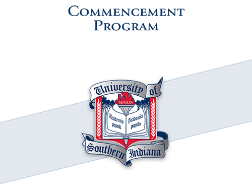 commencement booklet cover