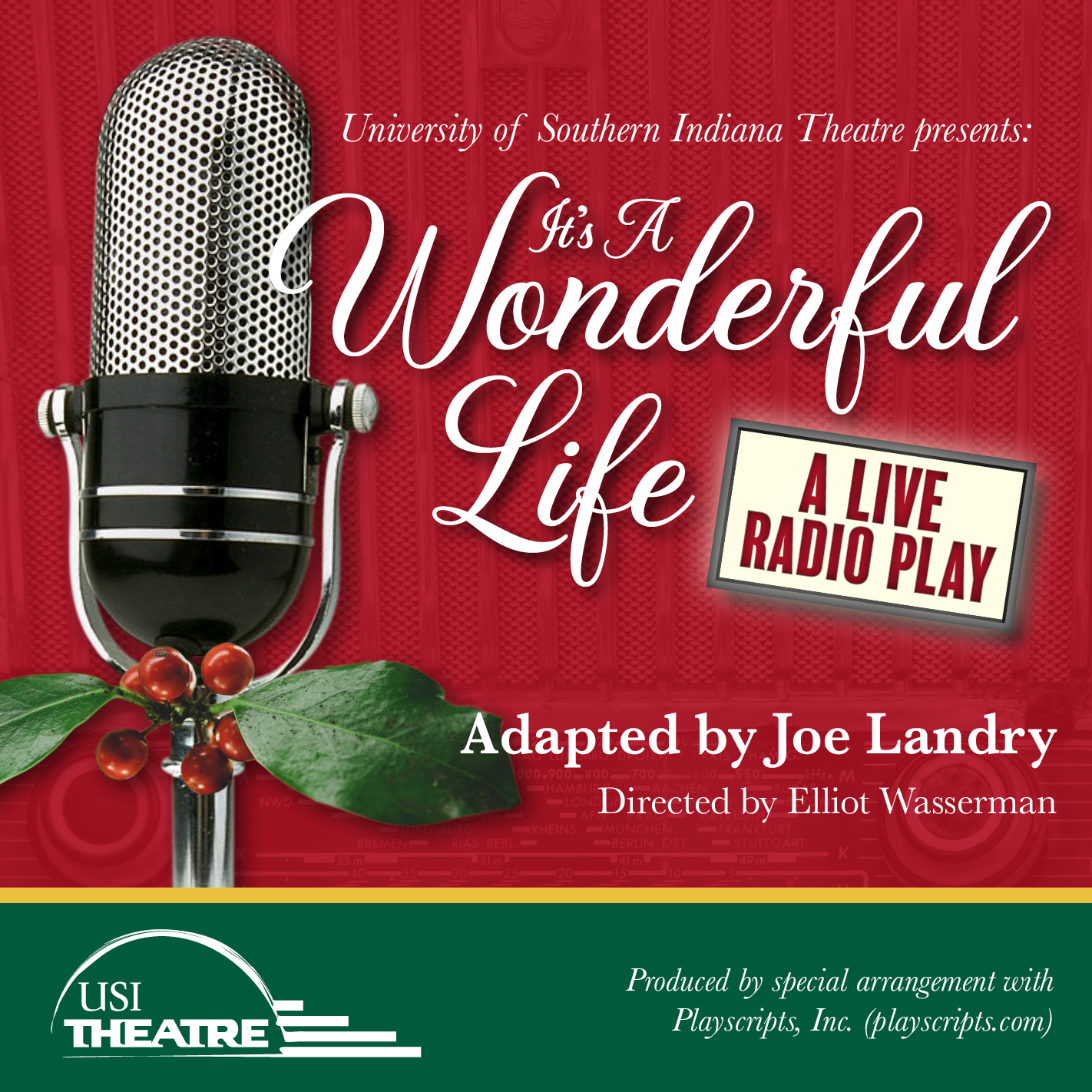 Poster for It's A Wonderful Life: A Live Radio Play