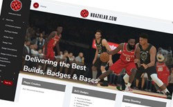 Screenshot of NBA2KLab website