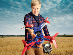Ryan holding drone