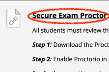 Secure Exam Proctor Screenshot