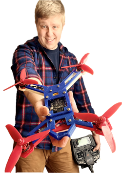 Ryan with drone