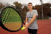 USI student and tennis team member Parker Collignon