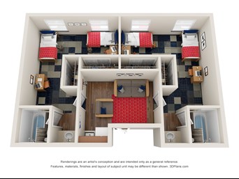 residence hall floor plan